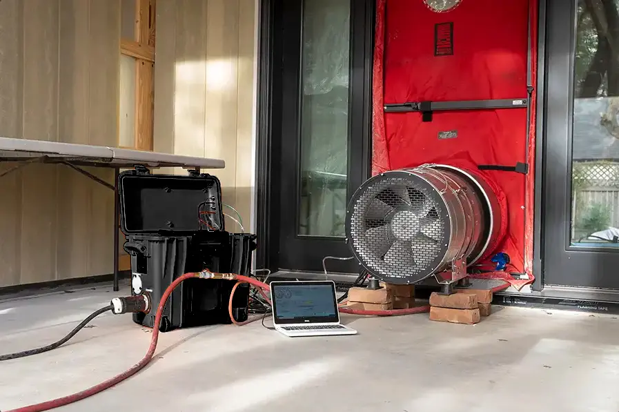 ABR Blower Door Setup